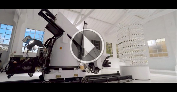 video image of stella artois advert with Milo Motion Control Rig