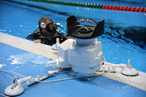 Picture of Underwater Robotic Camera System with diver