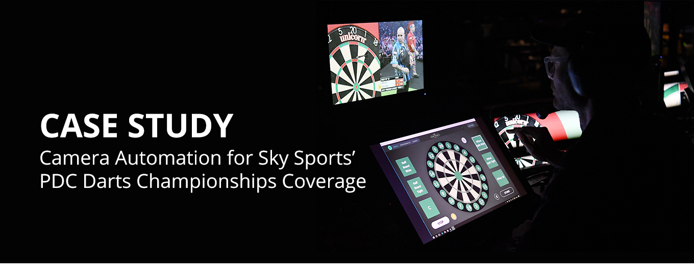 Støt Fru Bedøvelsesmiddel Camera automation for Sky Sports' PDC Darts Championships coverage | Mark  Roberts Motion Control