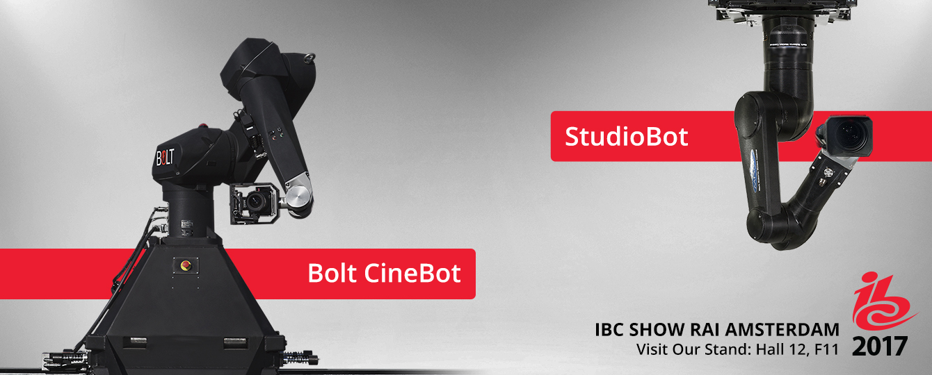 Bolt High Speed CineBot rig and Ceiling Mounted StudioBot