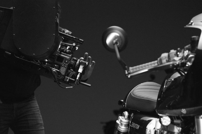 Milo Rig Shoots Beautiful Triumph Motorcycle