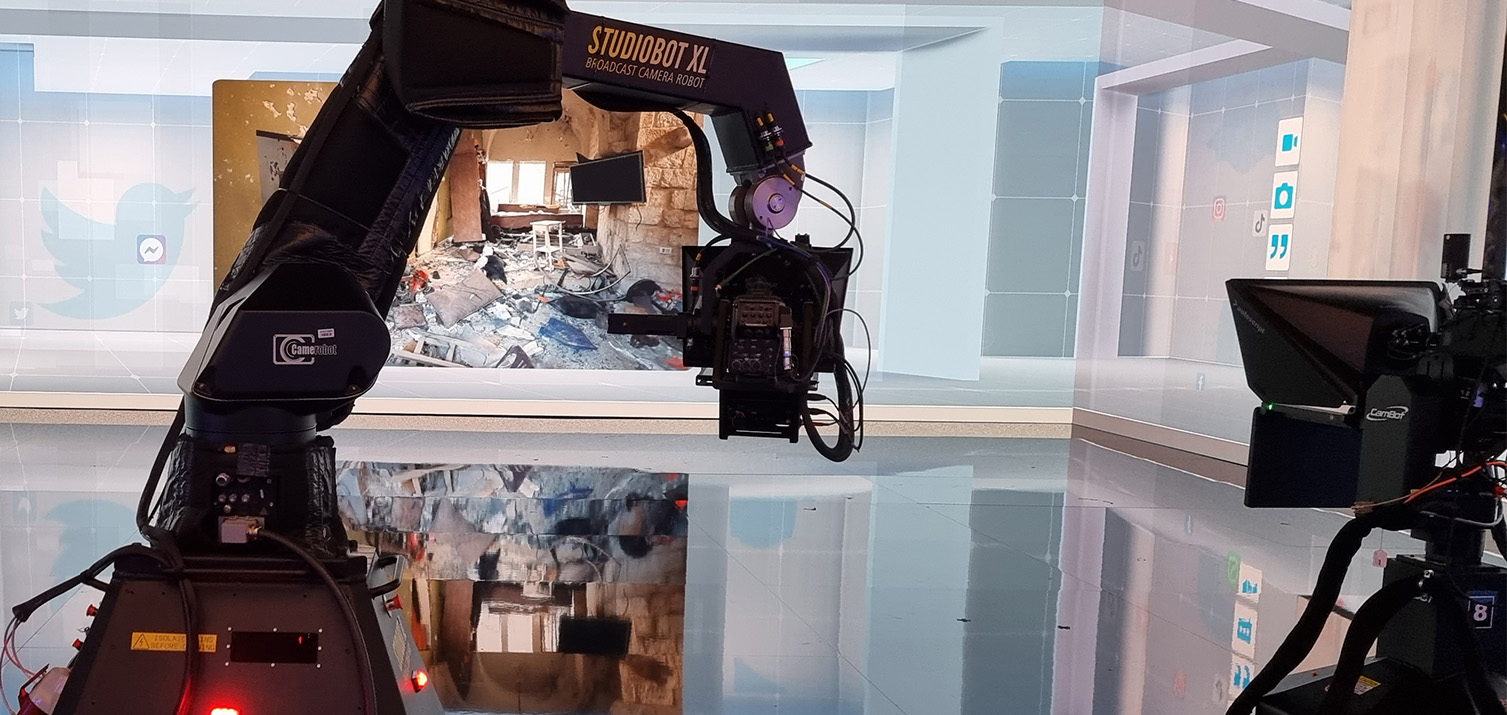 Studiotbot XL at Al Jazeera