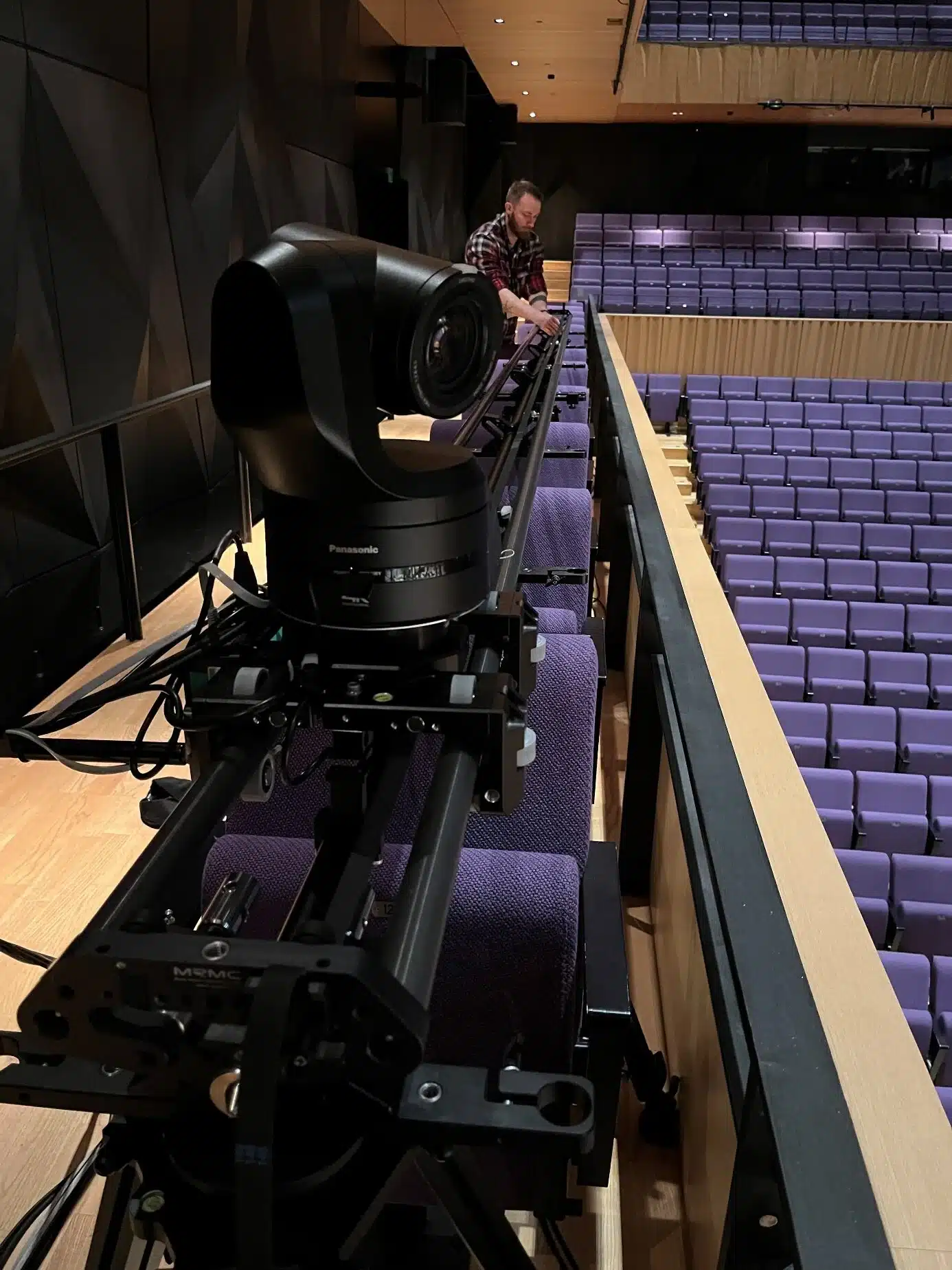 The QRS demo system was set up and ready for use at the Kilden Theater and Concert Hall.