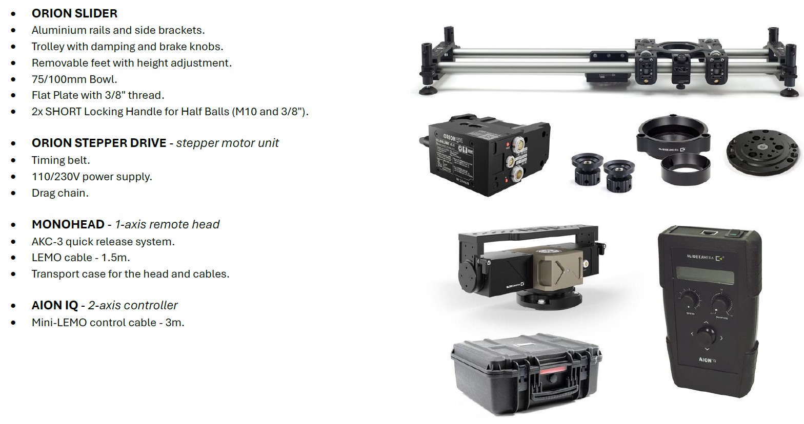 Orion Slider Monohead