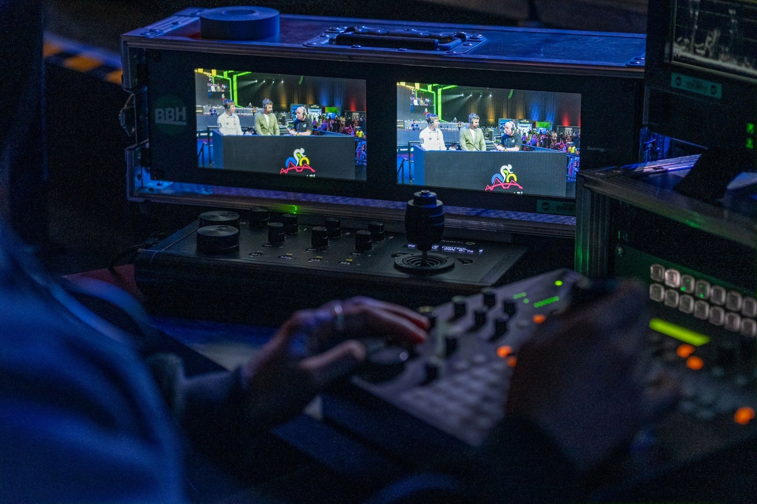 Kairos Controller for ATLAS Modular Rail at 2025 UCI Cycling Esports World Championships