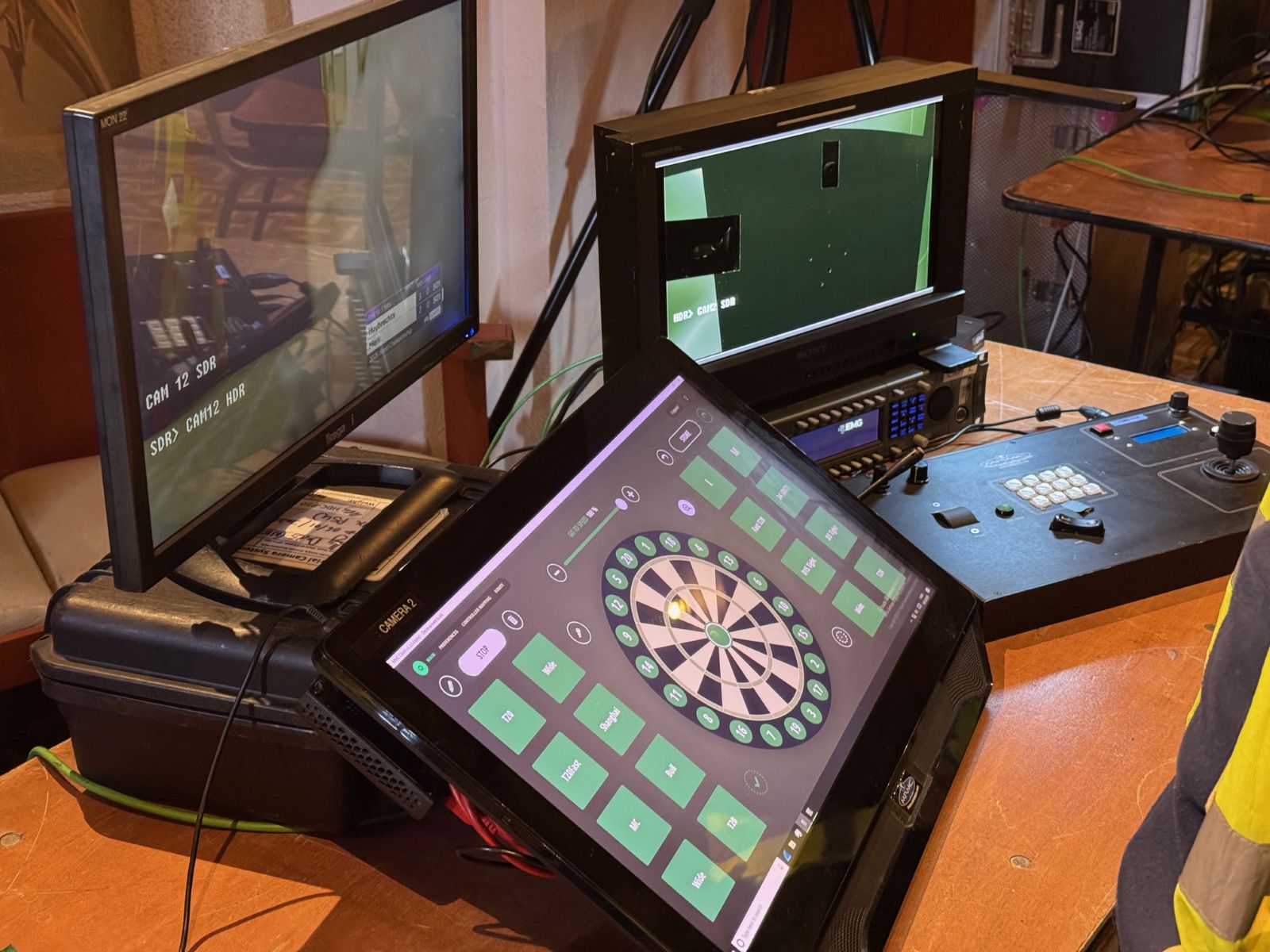 World Darts Championship Broadcast Equipment MRMC PTA-2 Robotic Head