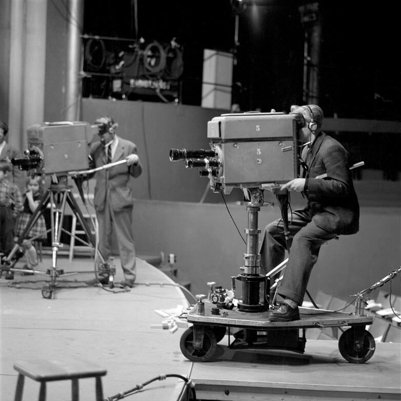 Early broadcast cameras
